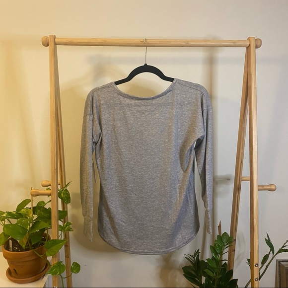 NEW Danskin Yoga + Wine Oh So Soft Lounge Top Shirt Sweater, Medium M, Gray - Picture 5 of 12